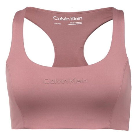 Calvin Klein WO - Sports Bra Medium Support Dámská sportovní podprsenka, růžová, velikost