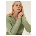 Zelený dámský svetr Marks & Spencer