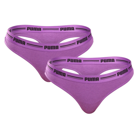 2PACK dámská tanga Puma fialová (603034001 020)