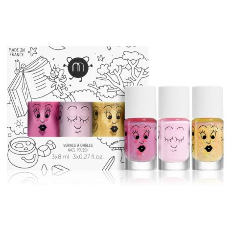 Nailmatic Kids sada laků na nehty Dolly, Bella, Lulu(pro děti)