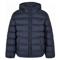 Pánská zimní bunda // Urban classics Boys Basic Bubble Jacket navy/white/navy