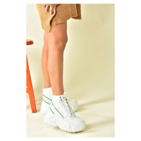 Fox Shoes White High-Sole Dámské tenisky Boty