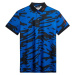 J.Lindeberg Tour Tech Reg Fit Print Mens Neptune Nautical Blue Polo košile