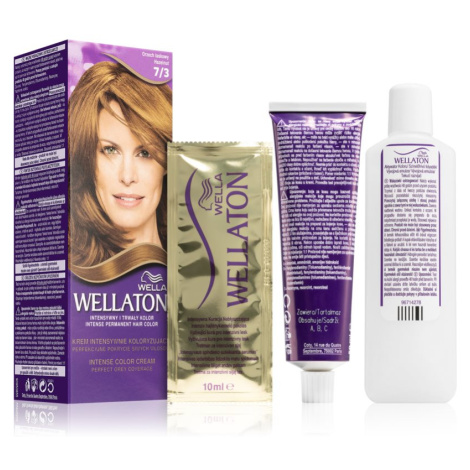 Wella Wellaton Intense permanentní barva na vlasy s arganovým olejem odstín 7/3 Hazelnut 1 ks Wella Professionals