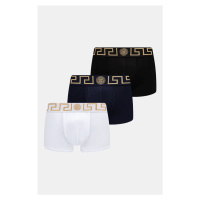 Boxerky Versace 3-pack pánské, tmavomodrá barva, AU10326 1A10011