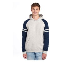 Jerzees Unisex mikina s kapucí JZ97CR0 Oatmeal Heather