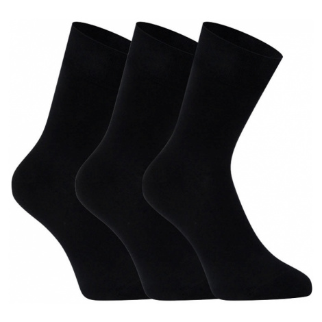 3PACK ponožky Lonka bambusové černé (Debob) M