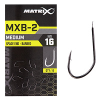 Matrix háčky mxb-2 barbed spade end black nickel 10 ks - 16