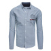 Dstreet DX2289 pánská modrá košile
