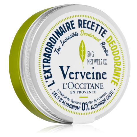 L’Occitane Verbena krémový deodorant 50 g L'occitane