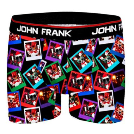 Pánské boxerky John Frank JFBD24-CH | černá