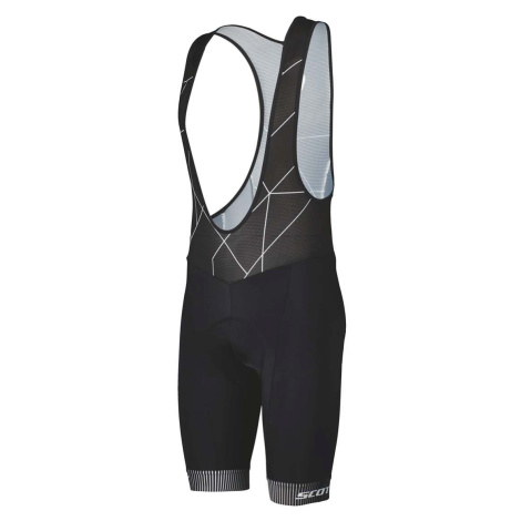 SCOTT Cyklistické kalhoty krátké s laclem - RC TEAM ++ - bílá/černá