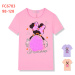Dívčí triko - KUGO FC6783, tmavší růžová Barva: Růžová tmavší