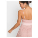Bonprix BODYFLIRT krajkové šaty na ramínka Barva: Růžová, Mezinárodní