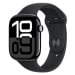 Apple Watch Series 10 46mm Cellular Klavírně černý hliník s černým sportovním řemínkem - M/L