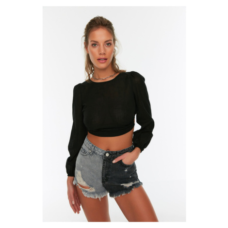 Trendyol Blouse - Black - Regular fit