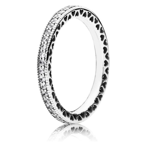 Pandora Zamilovaný prsten s krystaly 190963CZ 52 mm