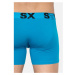 Styx 3PACK pánské boxerky long sportovní guma vícebarevné XXL