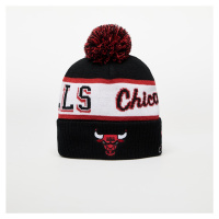 Čepice Mitchell & Ness NBA Block Sweep Pom Knit Chicago Bulls Black