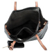 Stylová dámská velká koženková kabelka Patriccia, černá