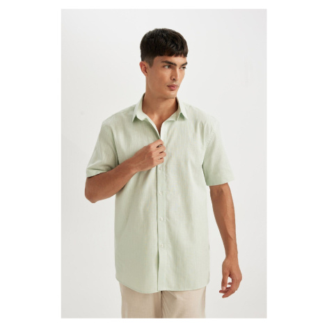 DEFACTO Regular Fit Cotton Short Sleeve Shirt