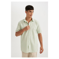 DEFACTO Regular Fit Polo Neck Cotton Short Sleeve Shirt