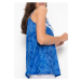 Bonprix BODYFLIRT top s batikovým vzorem Barva: Modrá, Mezinárodní