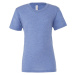 Canvas Unisex tričko CV3413 Blue Triblend -Heather