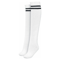 Urban Classics Ladies College Socks Ponožky bílá/cerná