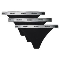 Hugo Boss 3 PACK - dámská tanga HUGO 50502802-001
