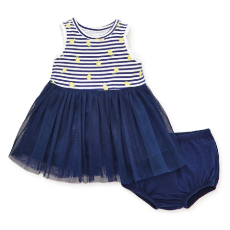 Little Me kojenecké letní šifónové šaty