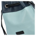 Koženková dámská kabelka ve tvaru vaku Roberta, modrá