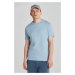 TRIČKO GANT SLUB TEXTURE SS T-SHIRT DOVE BLUE