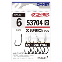 Owner Háček s očkem Cutting point OC Super CCN 53704 - vel.3 / 6ks
