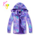 Dívčí jarní, podzimní bunda, zateplená - KUGO B2836a, fialková Barva: Fialková