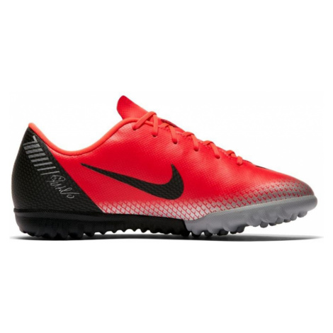 Dětské kopačky Nike Mercurial VaporX 12 Academy CR7 TF Červená / Černá