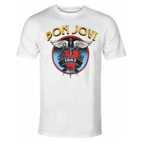 Tričko metal pánské Bon Jovi - HEART '83 - PLASTIC HEAD - RTBON0004