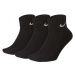 Nike 3PPK VALUE COTTON QUARTER Tréninkové ponožky, černá, velikost