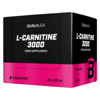 BioTech USA L-Carnitine Ampule 3000 mg 20 x 25 ml pomeranč
