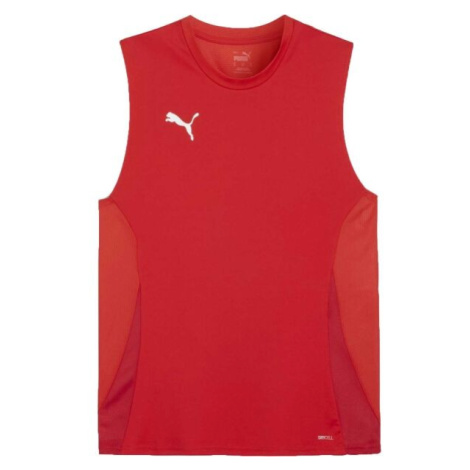 Puma TEAMGOAL SLEEVELESS JERSEY Pánské sportovní tílko, červená, velikost