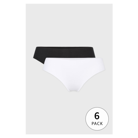 6PACK Tanga Invisible bavlněné Hunkemöller Hunkemoller