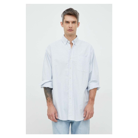 Bavlněná košile Polo Ralph Lauren bílá barva, relaxed, s límečkem button-down