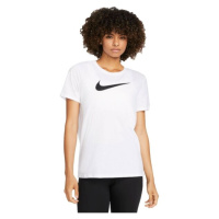 Nike DRI-FIT SWOOSH Dámské tričko, bílá, velikost