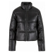 Urban Classics / Ladies Synthetic Leather Puffer Jacket black