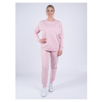 Moniel kojící tepláková souprava s krátkou mikinou vel.S a XXL Basic Powder pink