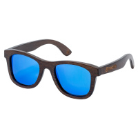 Meatfly sluneční polarizační brýle Bamboo Dark Blue | Modrá