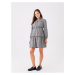 LC Waikiki Maternity Patterned Long Sleeve Maternity Shirt Dress