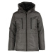 Trendyol Anthracite Men's Hooded Puffer Midi Oversized Jacket