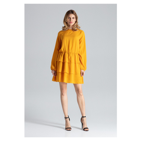 Figl Woman's Dress M601 Mustard