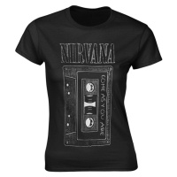 Nirvana Tričko As You Are Tape Womens Black